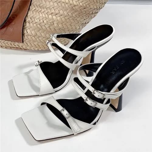[올여름 잇템]By Far 2021 Women's Leather High Heel … - 1