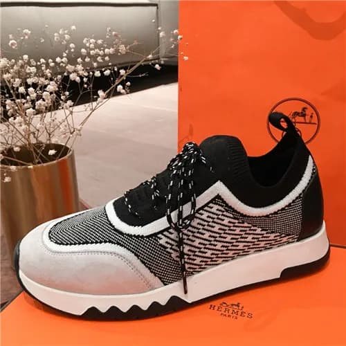 Hermes 2021 Men's Flyknit Sneakers,HERS0437 - … - 1
