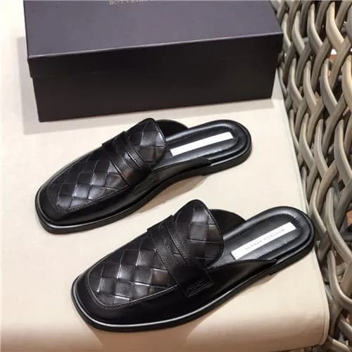 Bottega Veneta 2021 Men's Leather Mule,BVS0370… - 1