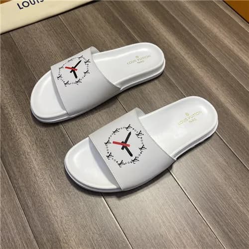 Louis Vuitton 2021 Men's Leather Slipper,LOUS1… - 1