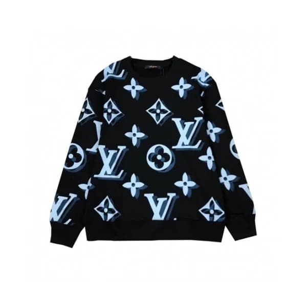 Louis vuitton Mm/Wm Casual Cotton Tshirts Black -… - 1