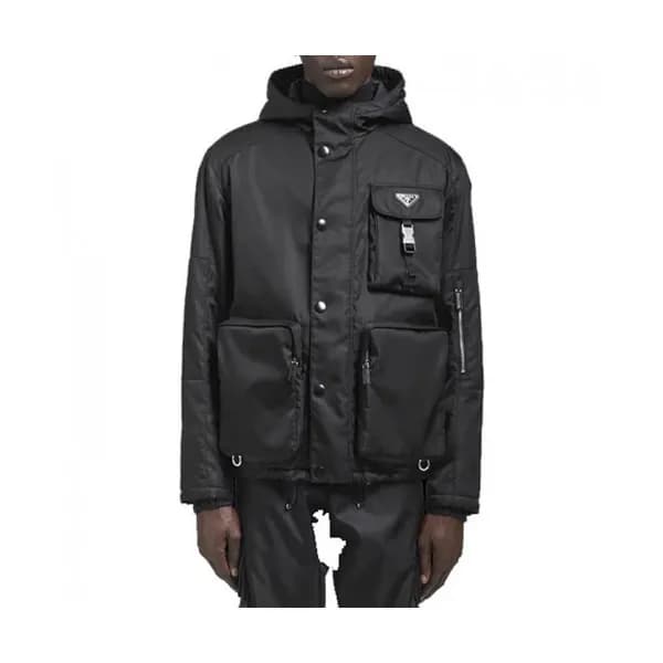Prada Mm/Wm Logo Casual Jackets Black - 프라다 2021 … - 1