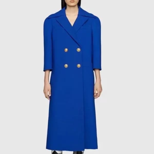 구찌 여성 트렌디 블루 코트 - Ladys Blue Coats - guc04608x - 1