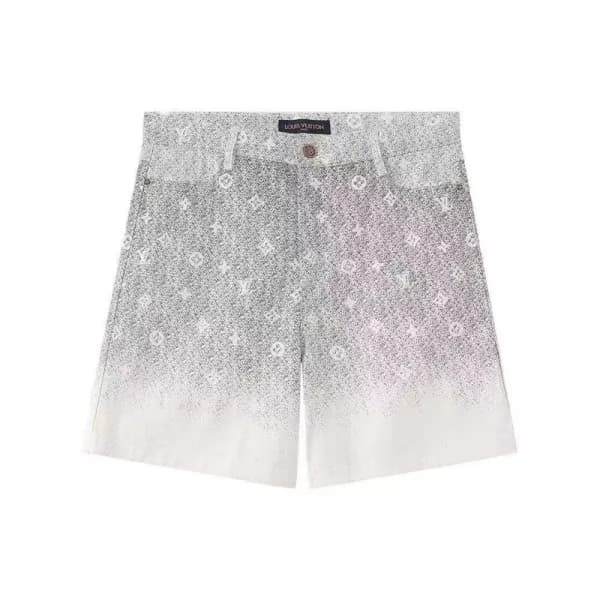 루이비통 남성 블랙 반바지 - Mens Black Half-pants - lou04925x - 1
