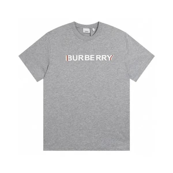 버버리 남성 그레이 크루넥 반팔티 - Mens Gray Tshirts - Bur04384x - 1