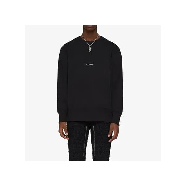 지방시 남성 캐쥬얼 블랙 맨투맨 - Givenchy Mens Black Tshirts - … - 1