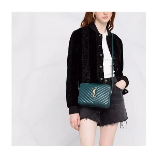 입생로랑 여성 블루 크로스백 - Saint Laurent Womens Blue Cross … - 1