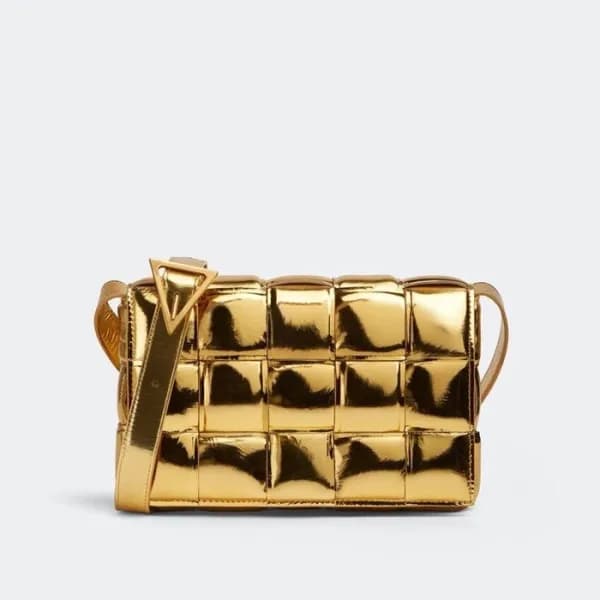 보테가베네타 남/녀 골드 카세트백 - Bottaga Veneta Unisex Gold Ca… - 1