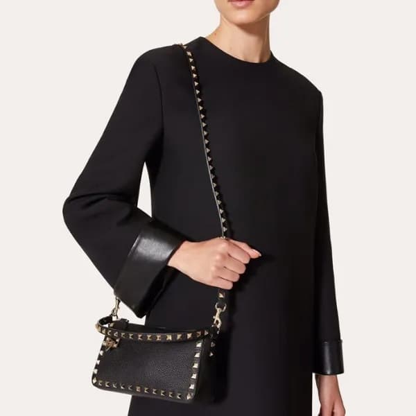 발렌티노 여성 블랙 숄더백 - Valentino Womens Black Shoulder B… - 1