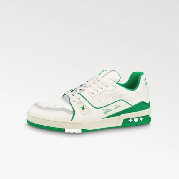 루이비통 남성 그린 스니커즈 - Louis vuitton Mens Green Sneaker… - 1