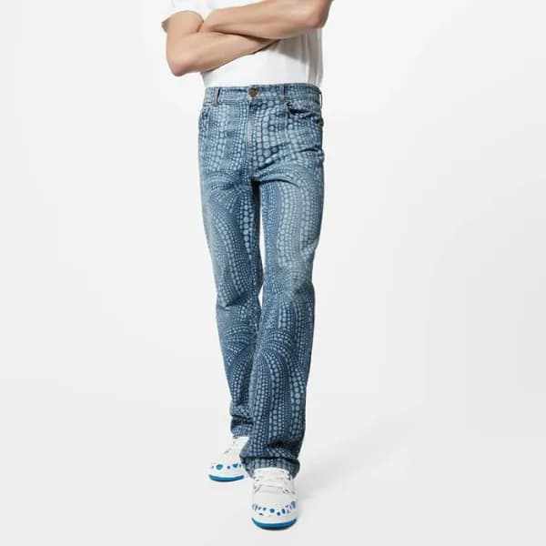 루이비통 남성 블루 청바지 - Louis vuitton Mens Blue Jeans - l… - 1