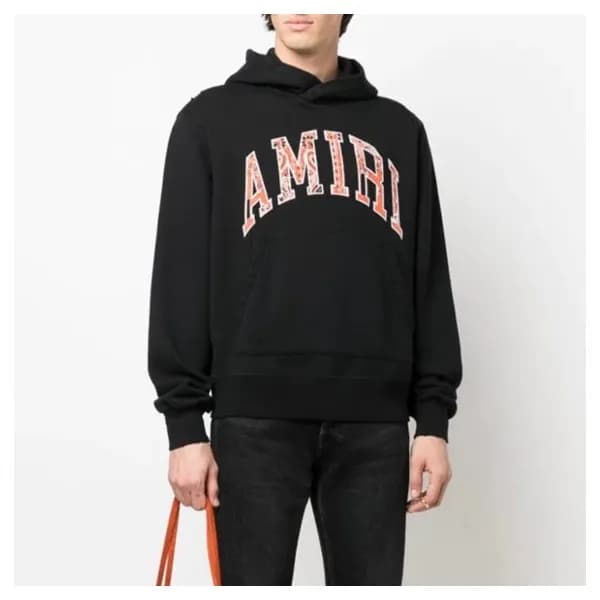 아미리 남성 블랙 후드티 - Amiri Mens Black Hoodie - amr132x - 1