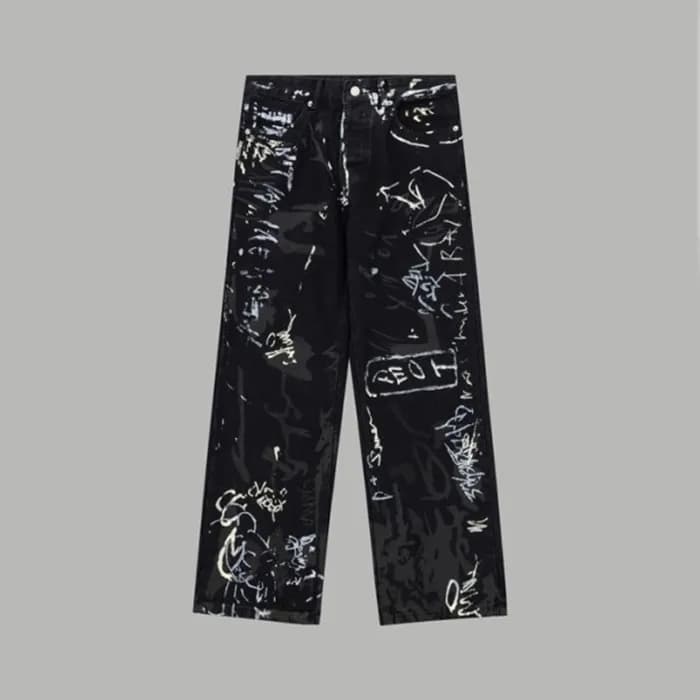 발렌시아가 남성 블랙 청바지 - Balenciaga Mens Black Jeans - ba… - 1