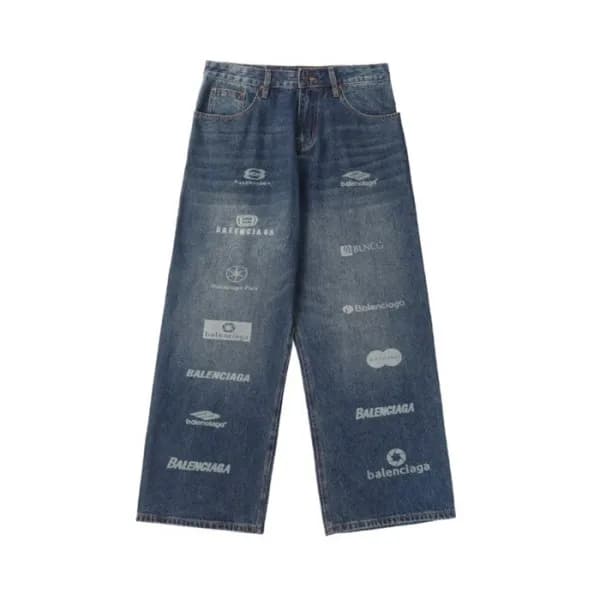 발렌시아가 남성 블루 청바지 - Balenciaga Mens Blue Jeans - ba8… - 1