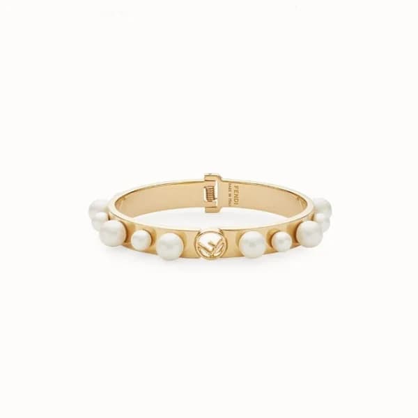 펜디 여성 골드 팔찌 - Fendi Womens Gold Bangle - acc504x - 1