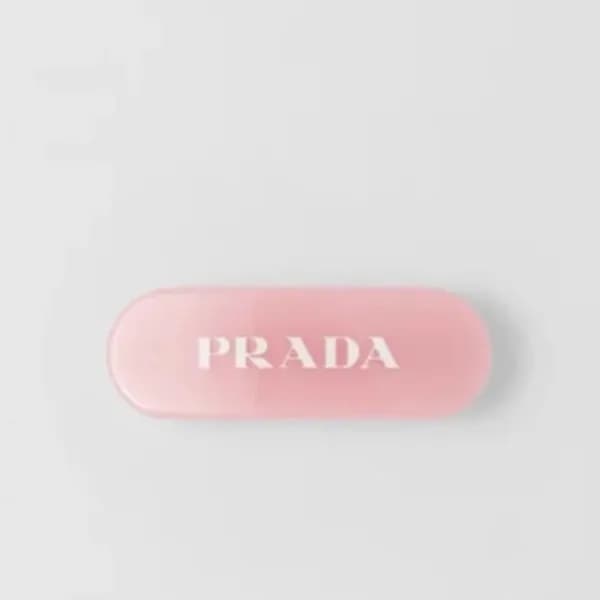 프라다 여성 아크릴 헤어핀 - Prada Womens Acrylic Hairpin - ac… - 1