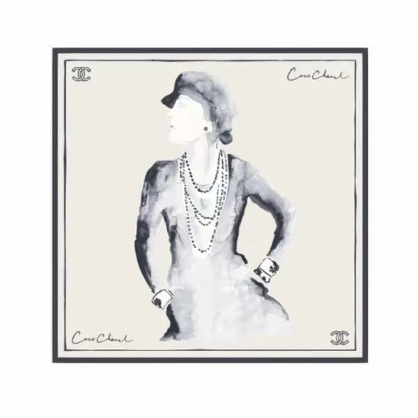 샤넬 여성 코코 스카프 - Chanel Womens Coco Scarf - acc1364x - 1