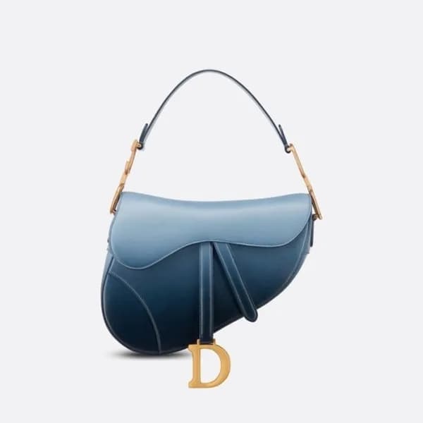 디올 여성 블루 새들백 - Dior Womens Blue Saddle Bag - dib65… - 1