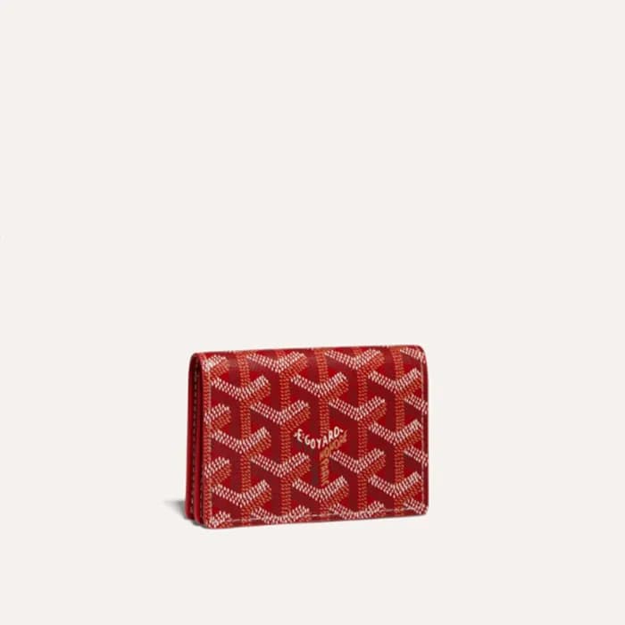 고야드 남/녀 레드 말쉐르브 카드 홀더- Goyard Unisex Malesherbes C… - 1