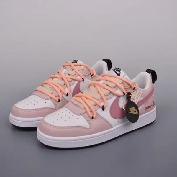 나이키 여성 핑크 스니커즈 - Nike Womens Pink Sneakers - nis19… - 1