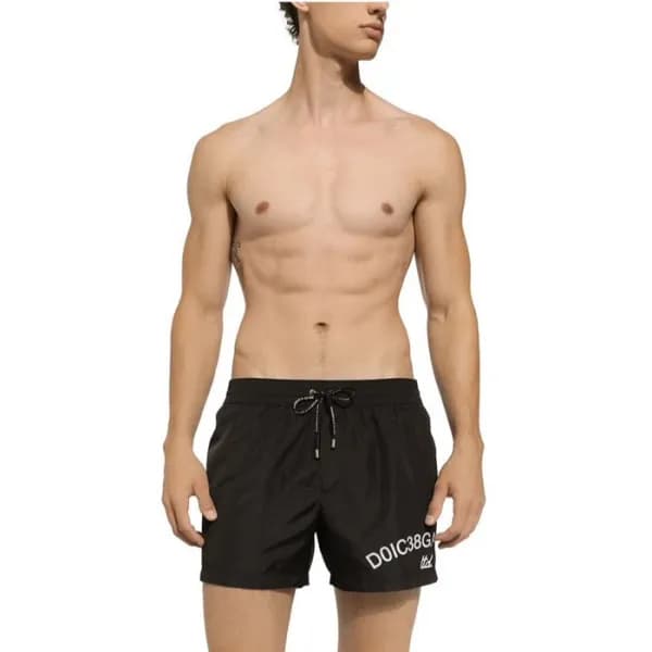 돌체앤가바나 남성 블랙 반바지 - Dolce&Gabbana Mens Black Half-p… - 1