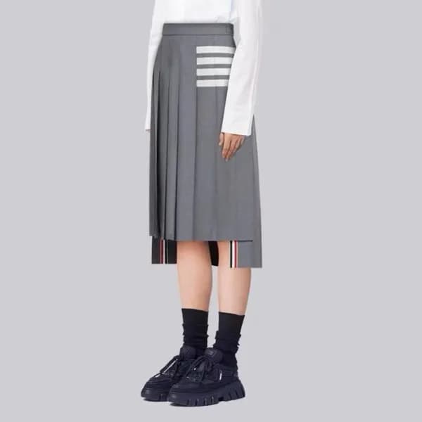 톰브라운 여성 그레이 스커트 - Thom Browne Womens Gray Skirts -… - 1