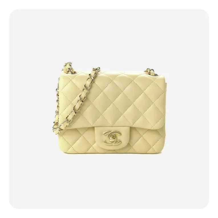 샤넬 쁘띠삭 플랩백 옐로우 골드 - Chanel Petit Sac Flap Bag - c… - 1