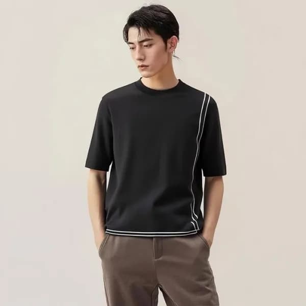 에르메스 남성 라운드 반팔티 - Hermes Mens Round Tshirts - hec2… - 1