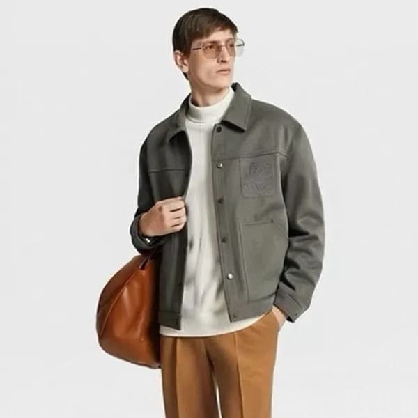 로에베 남성 베이직 재킷 - Loewe Mens Basic Jacket - loc4636x - 1