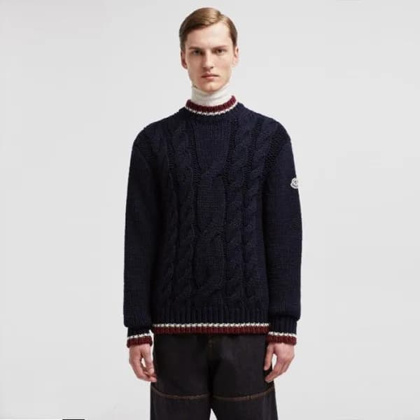 몽클레어 남성 라운드 니트 - Moncler Mens Round Knitwear - moc… - 1