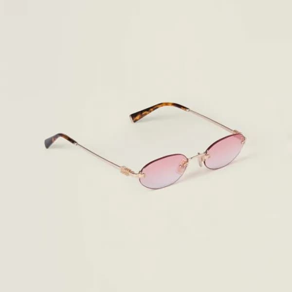 미우미우 여성 프리미엄 메탈 프레임 선글라스 - Miumiu Womens Premium M… - 1