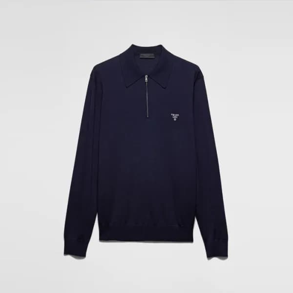 프라다 남성 폴로 스웨터 - Prada Mens Polo Sweater - prc7763x - 1