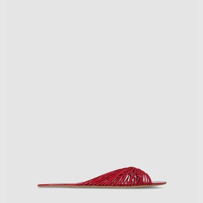 더 로우 여성 가죽 슬라이드 샌들 - The Row Womens Leather Slide … - 1
