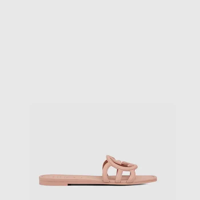 구찌 여성 인터로킹 G 슬라이드 샌들 - Gucci Womens Interlocking G… - 1