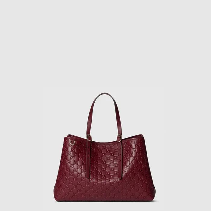 구찌 여성 GG 엠블럼 라지 토트백 - Gucci Womens GG Emblem Large… - 1