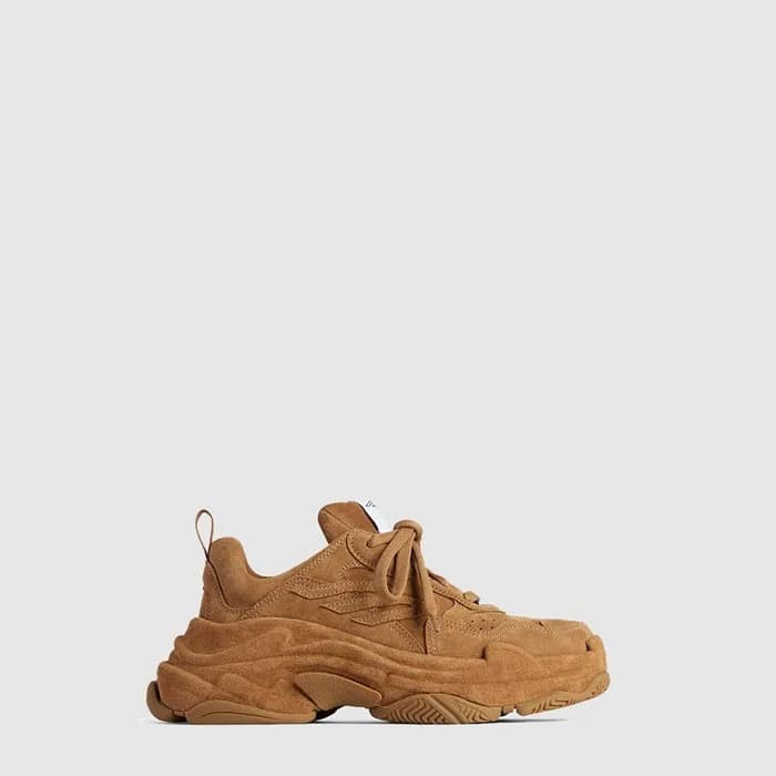 발렌시아가 남/녀 트리플 S 스포티 스웨이드 스니커즈 - Balenciaga Unisex … - 1