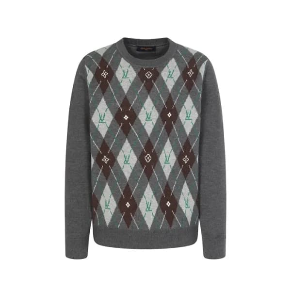 루이비통 남성 라운드 스웨터 - Louis vuitton Mens Round Sweater… - 1