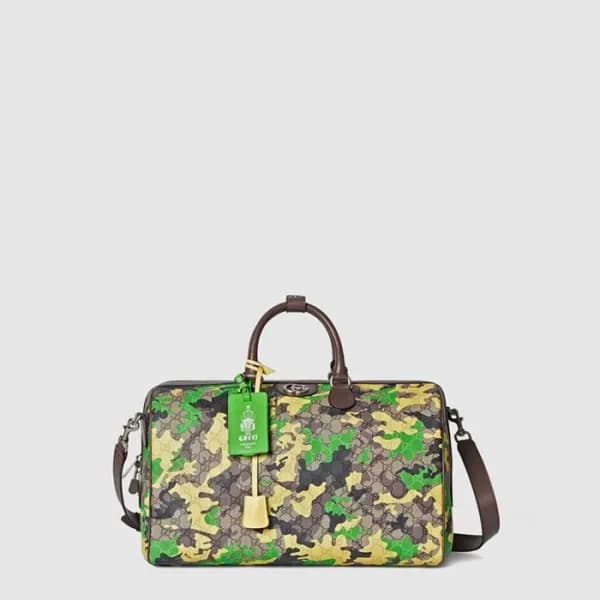 구찌 남성 GG 미디엄 더플백 - Gucci Mens GG Medium Duffle Bag…