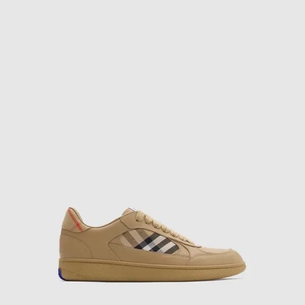 버버리 남/녀 체크 테라스 스니커즈 - Burberry Unisex Check Terrac… - 1