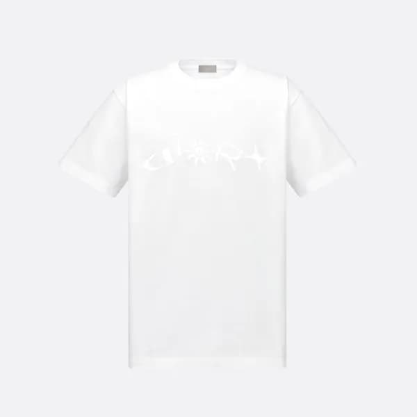 디올 남성 라운드 반팔 티셔츠 - Dior Mens Round Tshirt - dic138… - 1