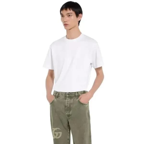 구찌 남성 라운드 반팔티 - Gucci Mens Round Tshirt - guc13875… - 1