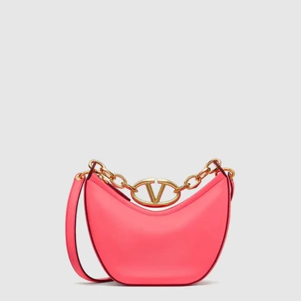 발렌티노 여성 브이로고 문 미니 호보백 - Valentino Womens V-Logo Mo… - 1