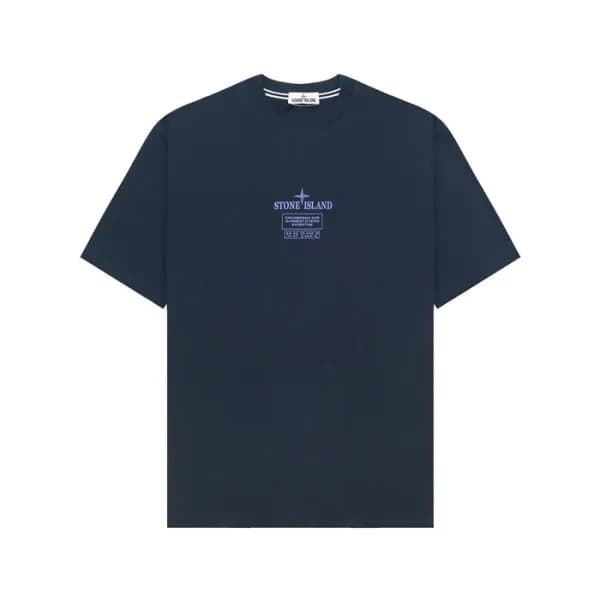 스톤아일랜드 남성 라운드 반팔 티셔츠 - Stone Island Mens Round Tsh… - 1