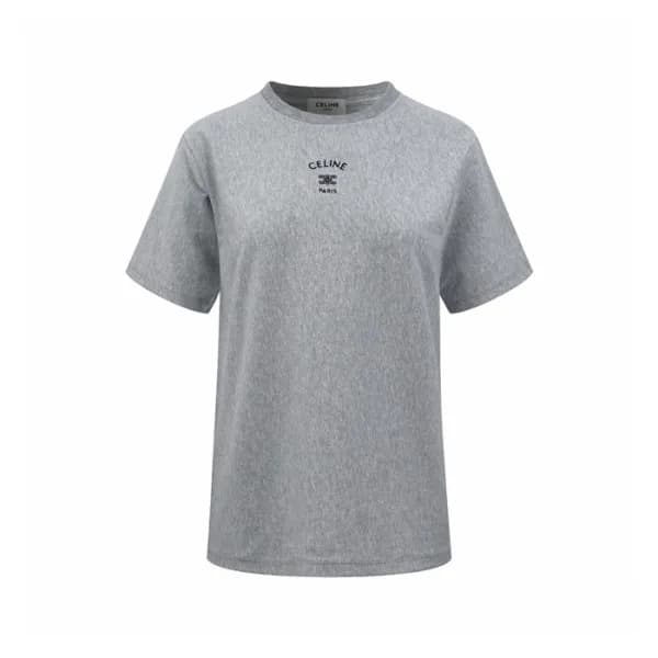 셀린느 여성 라운드 반팔 티셔츠 - Celine Womens Round Tshirt - c… - 1