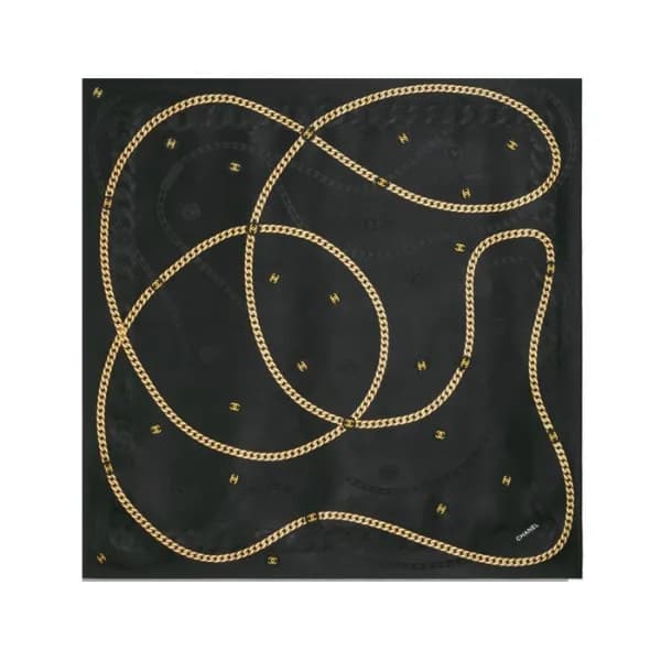 샤넬 여성 스퀘어 스카프 - Chanel Womens Square Scarf - acc77… - 1