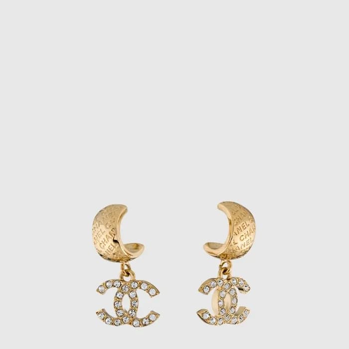 샤넬 여성 CC 드롭 이어링 - Chanel Womens CC Drop Earring - … - 1