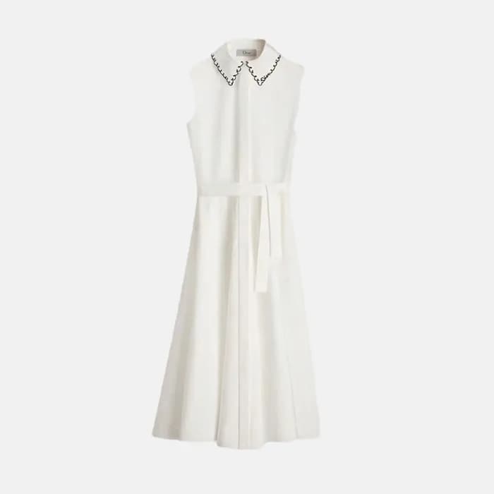 디올 여성 자수 민소매 셔츠 원피스 - Dior Womens Sleeveless Shirt… - 1