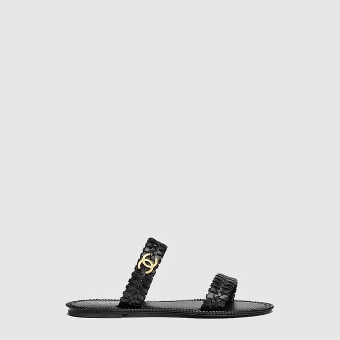 샤넬 여성 코코 비치 슬리퍼 - Chanel Womens Coco Beach Slipper - chs14518x - 1