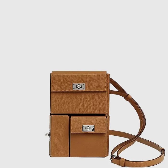 에르메스 남성 켈리 멀티 포켓 투 고 파우치 - Hermes Mens Kelly Multi Pocket To Go Pouch - heb16881x - 1