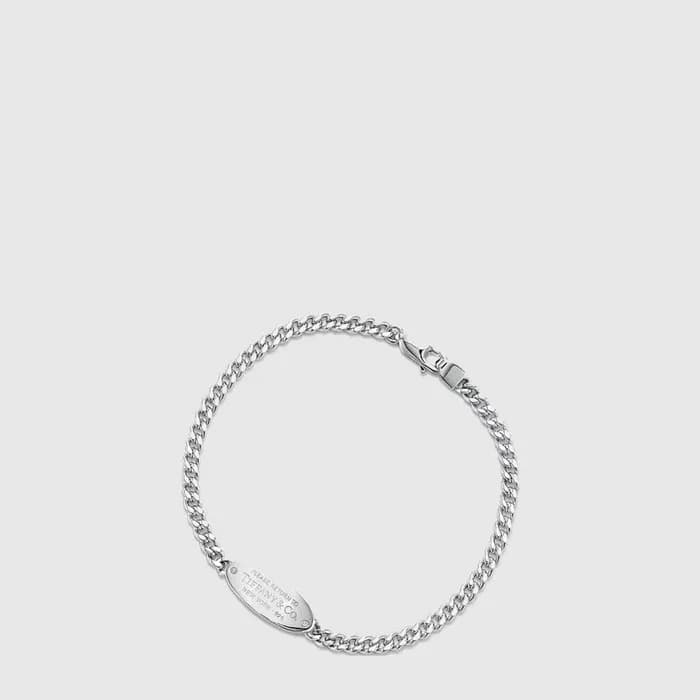 티파니 여성 타원형 태그 브레이슬릿 - Tiffany Womens Oval Tag Bracele - acc9189x - 1